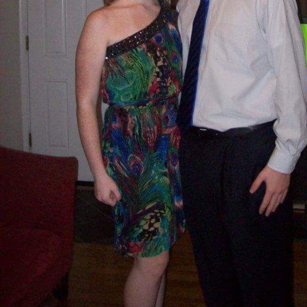 Peacock dress